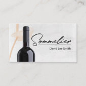 Carte De Visite Sommelier (Devant)