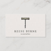 Carte De Visite Sommelier Bartender (Devant)