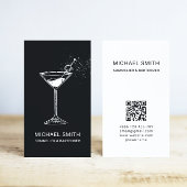 Carte De Visite Sommelier Bartender Cocktail discothèque