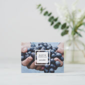 Carte De Visite Sommelier de raisin ou Vintner (Debout devant)