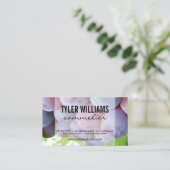 Carte De Visite Sommelier de raisins (Debout devant)