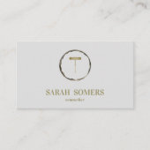 Carte De Visite Sommelier sommelier barman à vis à vin moderne (Devant)