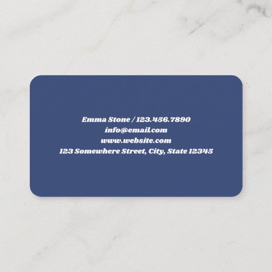 Carte De Visite Sommelier vigneron (Dos)