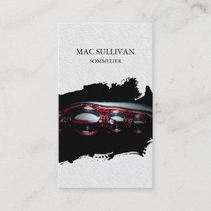 Carte De Visite Sommelier Winery Alcool