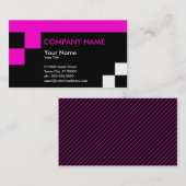 Carte De Visite sommets carrés (Devant / Derrière)