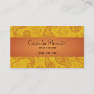Carte de visite somptueux de Paisley