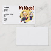 Carte De Visite son magicien idiot magique (Devant / Derrière)