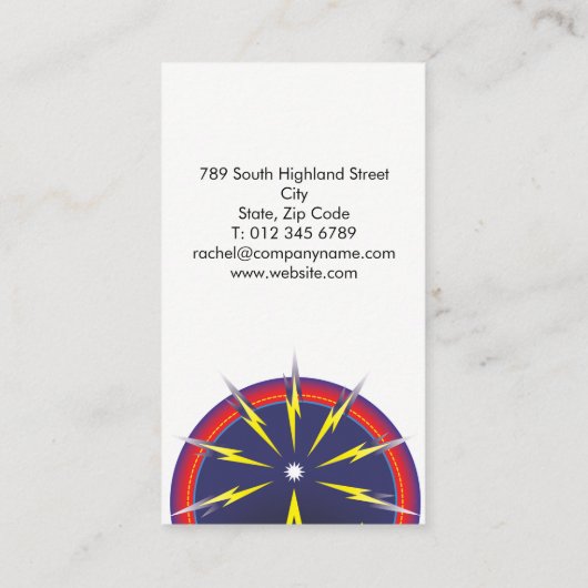 Carte De Visite Son rétro (Dos)