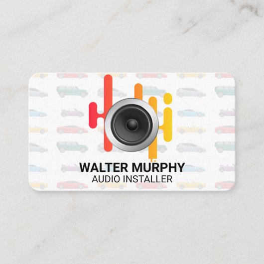 Carte De Visite Son Surround | Haut-parleur audio (Devant)