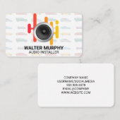 Carte De Visite Son Surround | Haut-parleur audio (Devant / Derrière)
