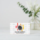 Carte De Visite Son Surround | Haut-parleur audio (Debout devant)