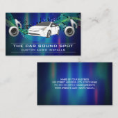 Carte De Visite Son Surround | Notes musicales (Devant / Derrière)