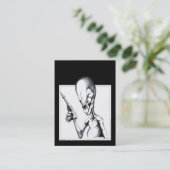 Carte De Visite Sonde étrangère (Debout devant)