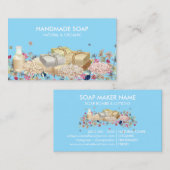 Carte De Visite Sons naturels bleu (Devant / Derrière)