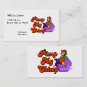 Carte De Visite Sont souteneurs mon chimpanzé (Devant / Derrière)