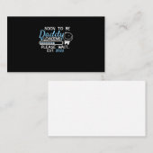 Carte De Visite Soon to Be Daddy 2022 Father's Day First Time (Devant / Derrière)