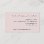 Carte De Visite Soothing Sunset Add Logo Funeral Director (Dos)