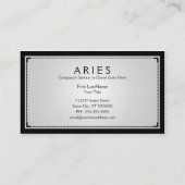 Carte De Visite sophistication (Dos)