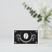 Carte De Visite sophistication des grains de café (Debout devant)