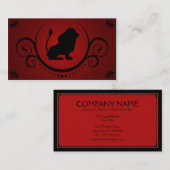 Carte De Visite sophistication des lions (Devant / Derrière)