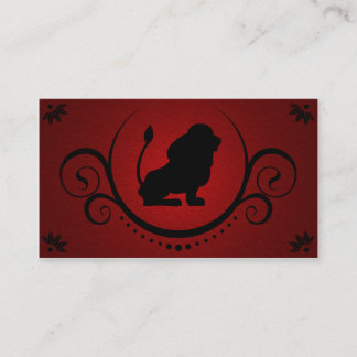 Carte De Visite sophistication des lions