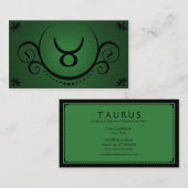Carte De Visite sophistication des taurus (Devant / Derrière)