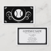 Carte De Visite sophistication du baseball (Devant / Derrière)