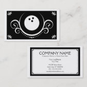 Carte De Visite sophistication du bowling (Devant / Derrière)