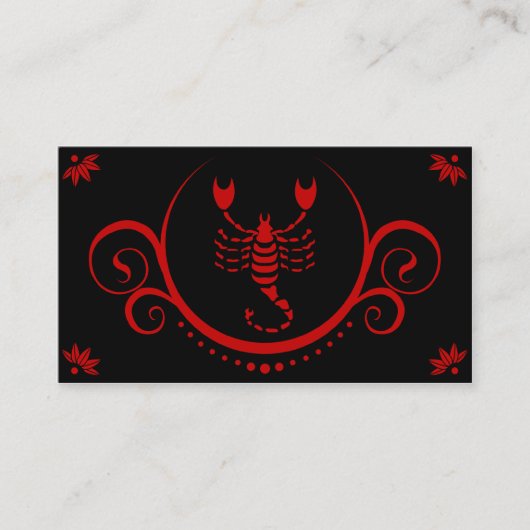 Carte De Visite sophistication du scorpio (Devant)