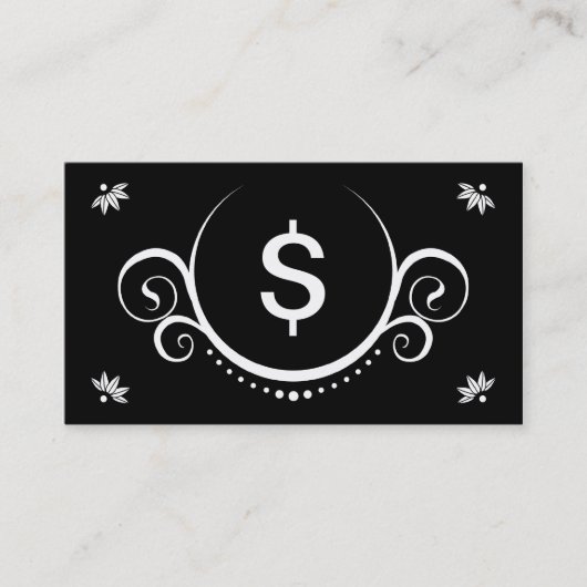 Carte De Visite sophistication financière (Devant)