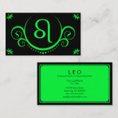 Carte De Visite sophistication leo (Devant / Derrière)