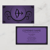Carte De Visite sophistication sagittaire (Devant / Derrière)