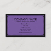 Carte De Visite sophistication sagittaire (Dos)