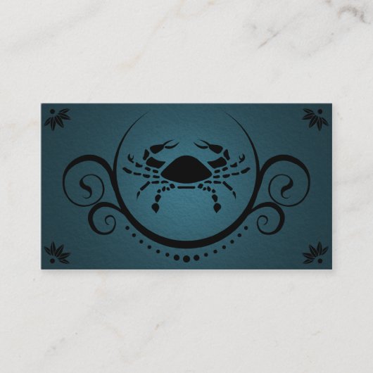 Carte De Visite sophistications de crabe (Devant)