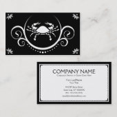 Carte De Visite sophistications de crabe (Devant / Derrière)