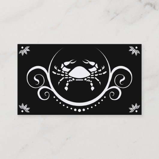 Carte De Visite sophistications de crabe (Devant)