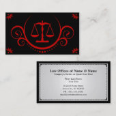 Carte De Visite sophistications de loi (Devant / Derrière)