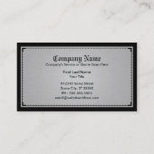 Carte De Visite sophistications de loi (Dos)