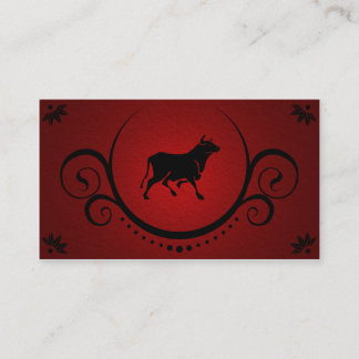 Carte De Visite sophistications de taureau