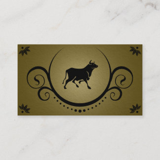 Carte De Visite sophistications de taureau