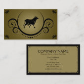 Carte De Visite sophistications de taureau (Devant / Derrière)