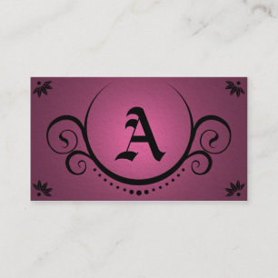 Carte De Visite sophistications roses
