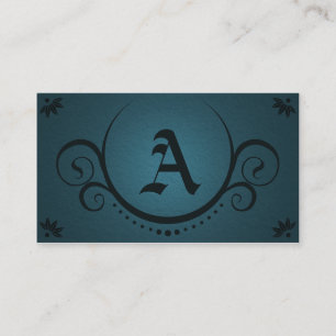 Carte De Visite sophistications turquoises