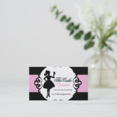 Carte de visite sophistiqué de boulangerie et de (Debout devant)