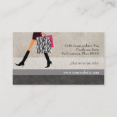 Carte de visite sophistiqué de client (Dos)