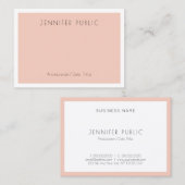 Carte De Visite Sophistiqué Modèle design simple moderne tendance (Devant / Derrière)