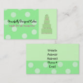 Carte De Visite Sorbet Vert (Devant / Derrière)