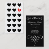 Carte De Visite sorcellaire de l'amour (Devant / Derrière)