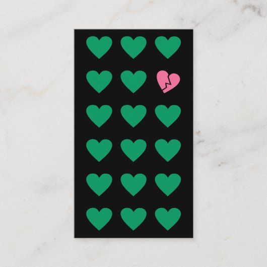 Carte De Visite sorcellaire de l'amour (Devant)