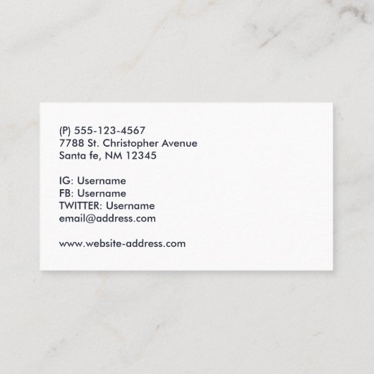 Carte De Visite Sorcière mignonne en Casquette violet Halloween (Dos)